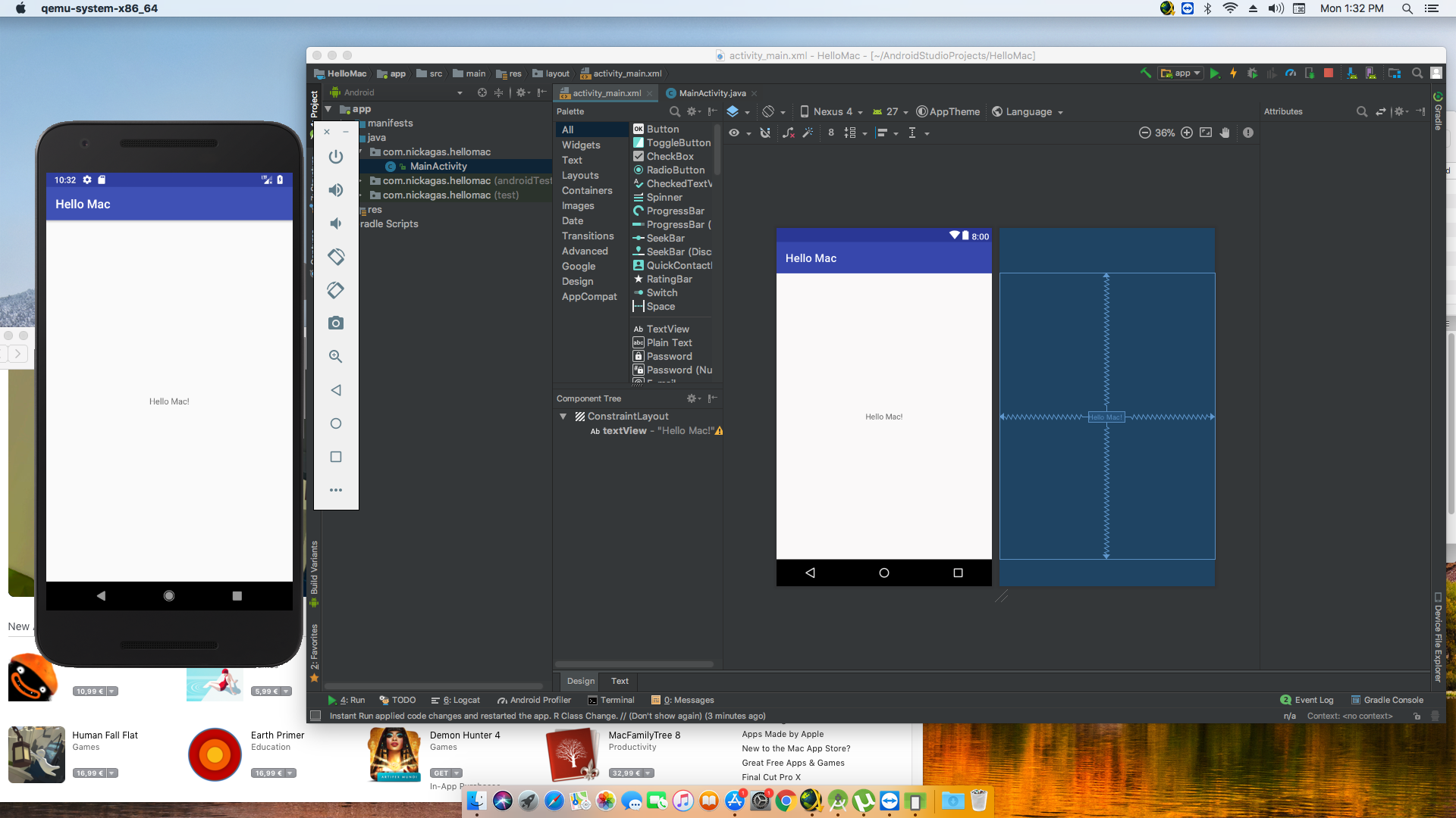 android emulator for mac mini