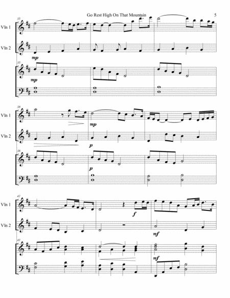 go rest high on that mountain sheet music free download